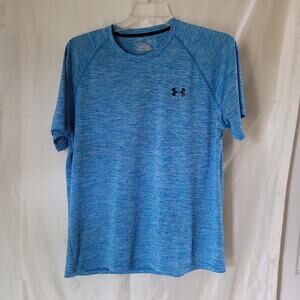 Under Armour Men's Blue Textured Performance T-Shirt - Large